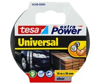 Cinta americana gris, 10m x 50mm, TESA Extra power universal.