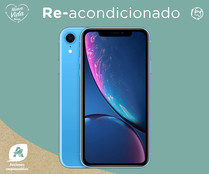 Smartphone 15,49 cm (6,1") iPhone XR azul (REACONDICIONADO), 128GB, Chip A12 Bionic, Liquid Retina HD, 12Mpx, iOS 12.