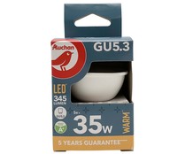 Bombilla Led GU5.3, 5W=35W, luz cálida, 345lm, PRODUCTO ALCAMPO.