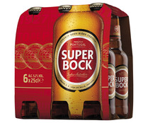 Cerveza Portuguesa rubia SUPER BOCK 6 x 25 cl. - Alcampo