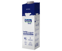 Leche entera de vaca, de producción sostenible KAIKU Km 0 1 l.