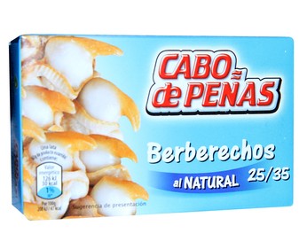 Berberechos grandes lata de 63 gramos Berberechos grandes lata de 63 gramos
