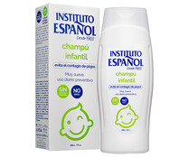 Champú infantil de uso frecuente anti piojos, muy suave y sin irritaciones INSTITUTO ESPAÑOL 500 ml.