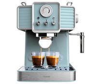 Cafetera espresso CECOTEC Express Power Espresso 20 Tradizionale Light Blue, 20bar, vaporizador, manómetro.