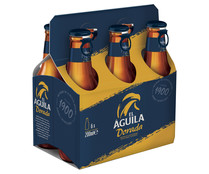 Cerveza EL AGUILA DORADA pack de 6 botellas de 20 cl.