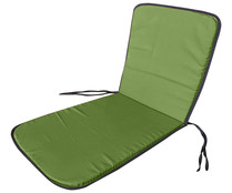 Cojín con respaldo color verde, 96x40cm GARDEN STAR ALCAMPO.
