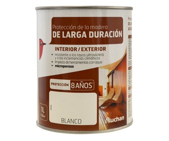Protector de la madera de color blanco 1 litro Protector de la madera de color blanco 1 litro