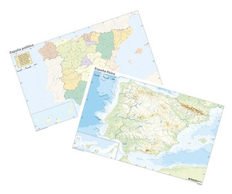 Mapas mudos de españa 10 unidades Mapas mudos de españa 10 unidades