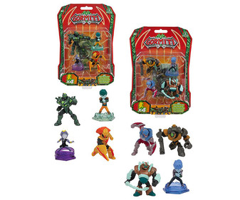Pack de 4 figuras GORMITI. Pack de 4 figuras GORMITI.