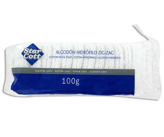 Algodones precortados en zig-zag STAR COTT 100 gr