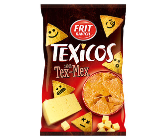 Nachos sabor Tex Mex FRIT RAVICH TEXICOS 130 g. Nachos sabor Tex Mex FRIT RAVICH TEXICOS 130 g.