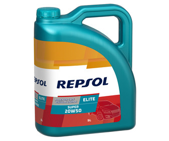 Aceite mineral para vehículos con motores de gasolina o diésel ligeros REPSOL Elite Super 5 litros. Aceite mineral para vehículos con motores de gasolina o diésel ligeros REPSOL Elite Super 5 litros.