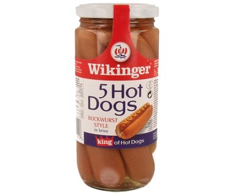 Salchichas hot dog frasco de 250 gramos Salchichas hot dog frasco de 250 gramos