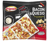 Patatas fritas con salsa ranchera, bacon y queso, elaboradas sin gluten FRIPOZO de El Pozo 330 g.