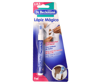 Quitamanchas mágico en formato lápiz Dr. BECKMANM 1 ud. Quitamanchas mágico en formato lápiz Dr. BECKMANM 1 ud.