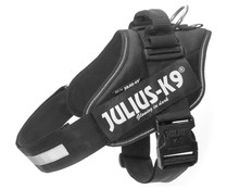 Arnés regulable para perro con reflectante color negro JULIUS K9 talla 1 (23-30 kg) 1 ud. 