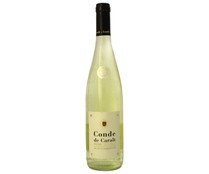 Vino blanco semidulce con denominación de origen de Cataluña CONDE DE CARALT botella de 75 cl.