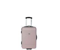 Maleta de cabina rígida de 50 cm de color rosa, AIRPORT ALCAMPO. Maleta de cabina rígida de 50 cm de color rosa, AIRPORT ALCAMPO.