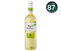 Vino blanco verdejo con denominación de origen Rueda MAYOR DE CASTILLA botella de 75 cl.
