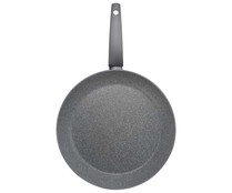Sartén de aluminio de 32cm con revestimiento antiadherente efecto piedra, ACTUEL.