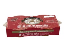 Flan de queso elaborado al baño maría LA COLMENAREÑA 2 x 110 g.