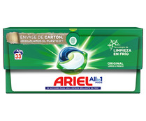 Detergente en cápsulas ARIEL 3 en 1 original 33 uds.