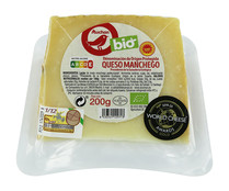 Queso de oveja curado DOP Manchego ecológico ALCAMPO ECOLÓGICO 200 g.