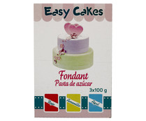 PAasta de azúcar surtida para decorar repostería EASY CAKES 3 uds. 300 g. PAasta de azúcar surtida para decorar repostería EASY CAKES 3 uds. 300 g.