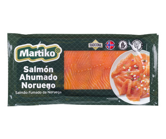 Salmón ahumado Noruego MARTIKO 400 g. Salmón ahumado Noruego MARTIKO 400 g.