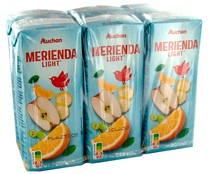 Néctar sin azúcar añadido de frutas PRODUCTO ALCAMPO pack de 6 uds x 20 cl.