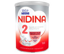 Leche (2) de continuación, a partir de 6 meses NIDINA 2 800 g.