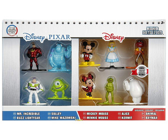 Pack con 10 figuras metálicas de 4cm., DISNEY. Pack con 10 figuras metálicas de 4cm., DISNEY.