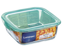 Recipiente hermético cuadrado de vidrio templado Keep'n'Box, 1,22 litros LUMINARC.