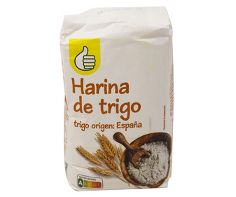 Harina de trigo PRODUCTO ECONÓMICO ALCAMPO 1 kg Harina de trigo PRODUCTO ECONÓMICO ALCAMPO 1 kg