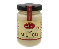 Salsa alioli FERRER frasco de 160 g.