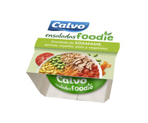 Ensalada de Edamame, quinoa, espelta, atún, y vegetales CALVO FOODIE 190 g.  