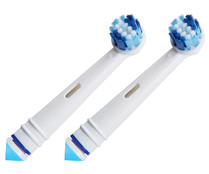 Pack de 2 recambios de cepillo dental eléctrico QILIVE, limpieza total.