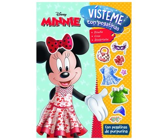 Libro Minnie. Con pegatinas de autores español tapa blanda vv. aa. actividades. editorial disney.