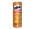 Patatas con forma de teja PRINGLES PAPRIKA bote de 165 g.