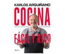Cocina fácil y rico, KARLOS ARGUIÑANO. Género: cocina, recetas. Editorial Planeta.