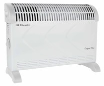 Convector ORBEGOZO CV 2300, potencia max: 2000W, 3 posiciones de calor, termostato.