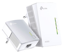Kit Extensor Powerline WiFi TP-LINK TL-WPA4221 KIT, AV600, Wifi N300, 2 puertos Ethernet.