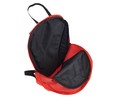 Mochila mini color rojo con 2 compartimentos, 10 litros PRODUCTO ECONÓMICO ALCAMPO, 23x37x3cm.