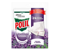 Antipolillas en pastilla perfumadas lavanda POLIL 24 uds. x 1,5 g.
