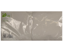 Servilletas de papel desechables blancas, 1 capa 30 X 30 cm PRODUCTO ECONÓMICO ALCAMPO 200 uds.
