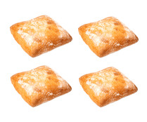 Pan mediterránea cristal, 4uds x 70g.