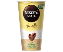 Bebida de café con sabor a vainilla NESCAFÉ Latte 190 ml.