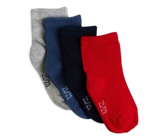 Lote de 4 pares de calcetines para bebé IN EXTENSO, talla 18. Lote de 4 pares de calcetines para bebé IN EXTENSO, talla 18.