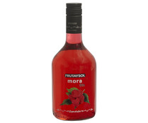 Licor de mora sin alcohol FRUTAYSOL botella de 70 cl.