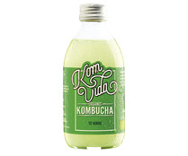 Kombucha (bebida a partir de té) ecológica té verde KOMVIDA 750 ml.